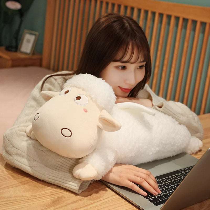 Kawaii Mofu Sheep Plushie