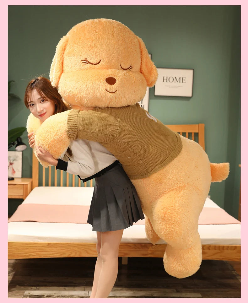 Giant Dog & Bear Snuggly Plushie Collection