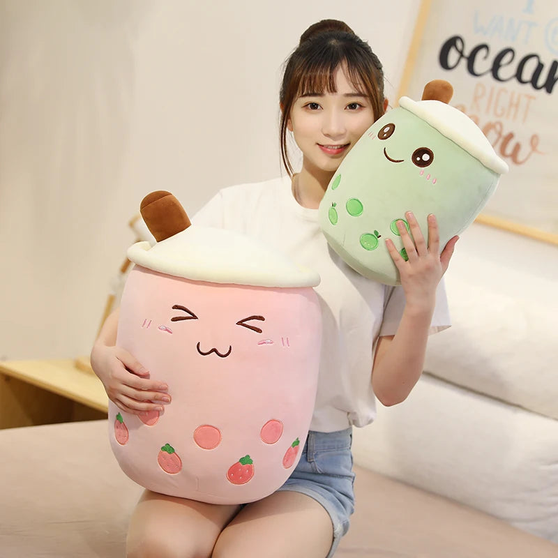 Bubble Tea Cup Plushie - Fruit Edition