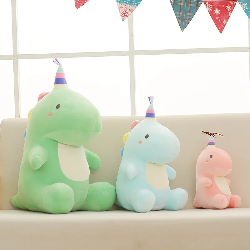 Lovely Colorful Dino Plushies