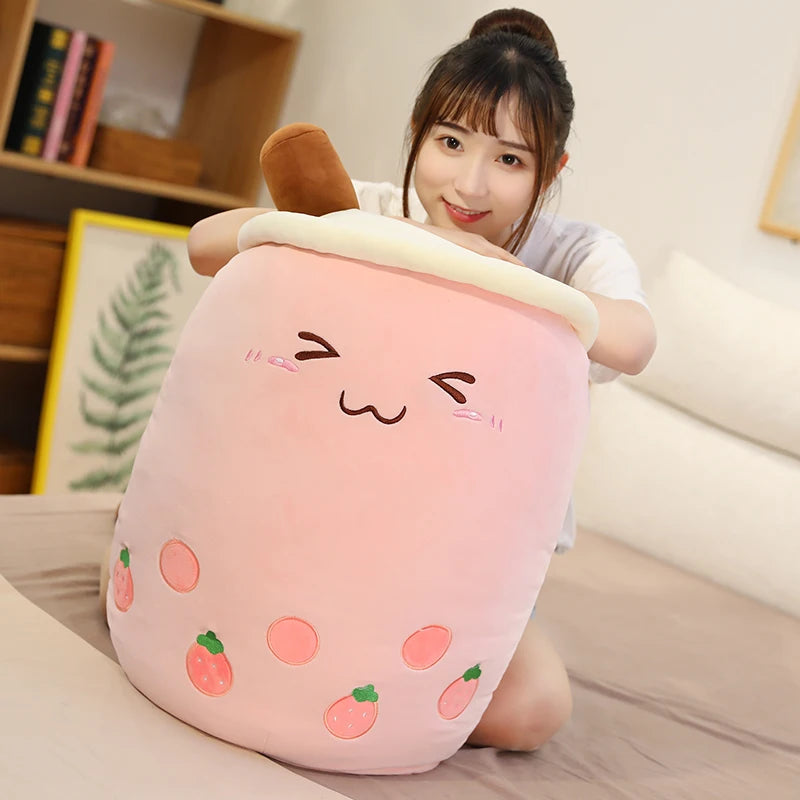 Bubble Tea Cup Plushie - Fruit Edition