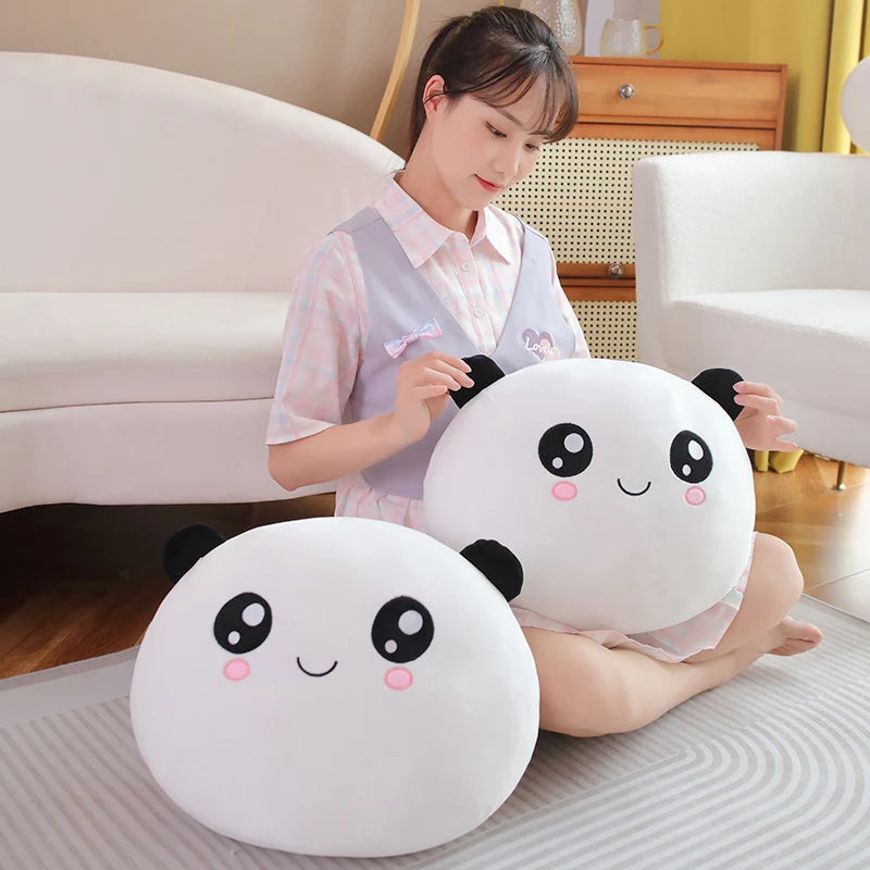 Kawaii Cuddly Panda Head Plushies