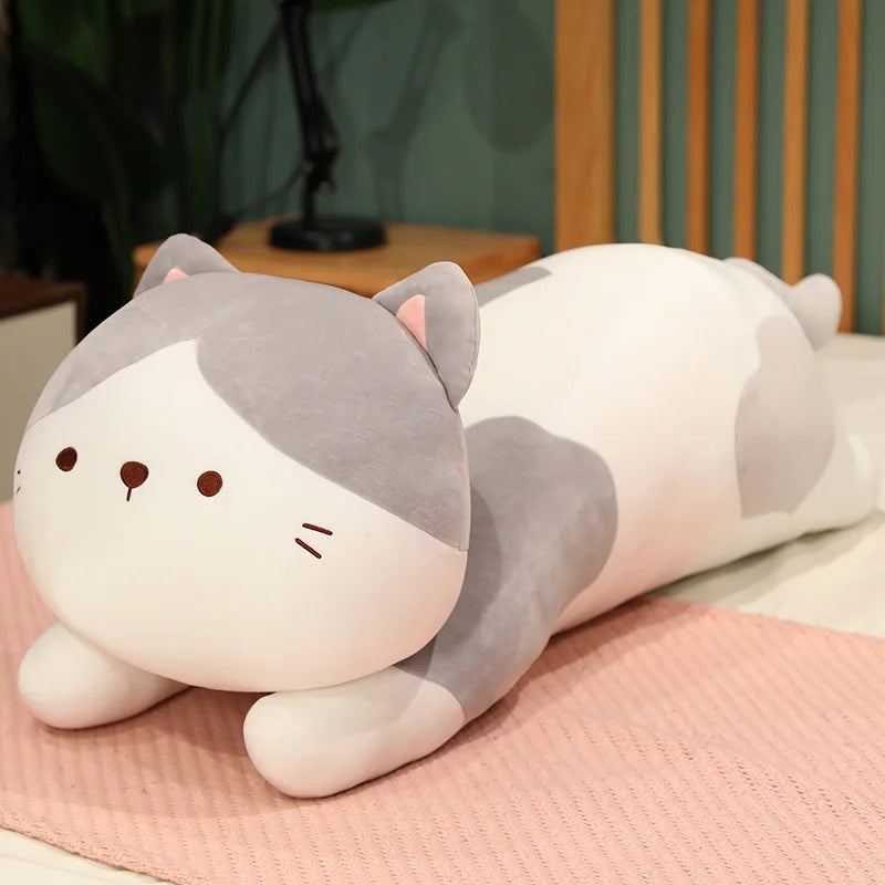 Guremu the Sleepy Gray Cat Plushie