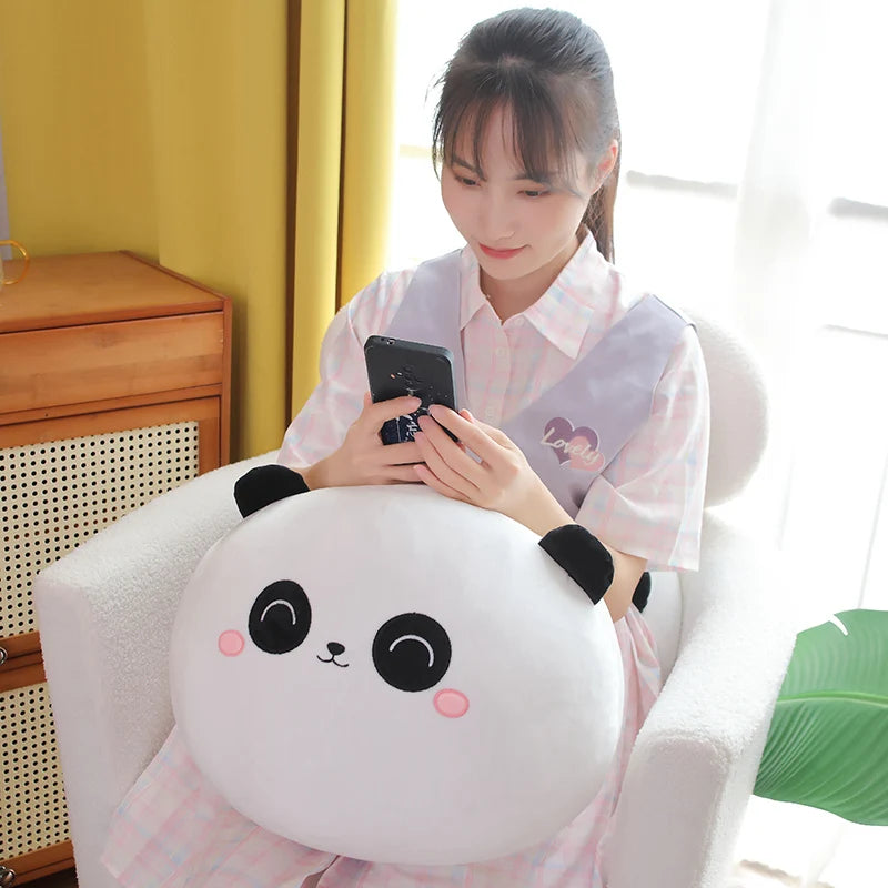 Kawaii Cuddly Panda Head Plushies