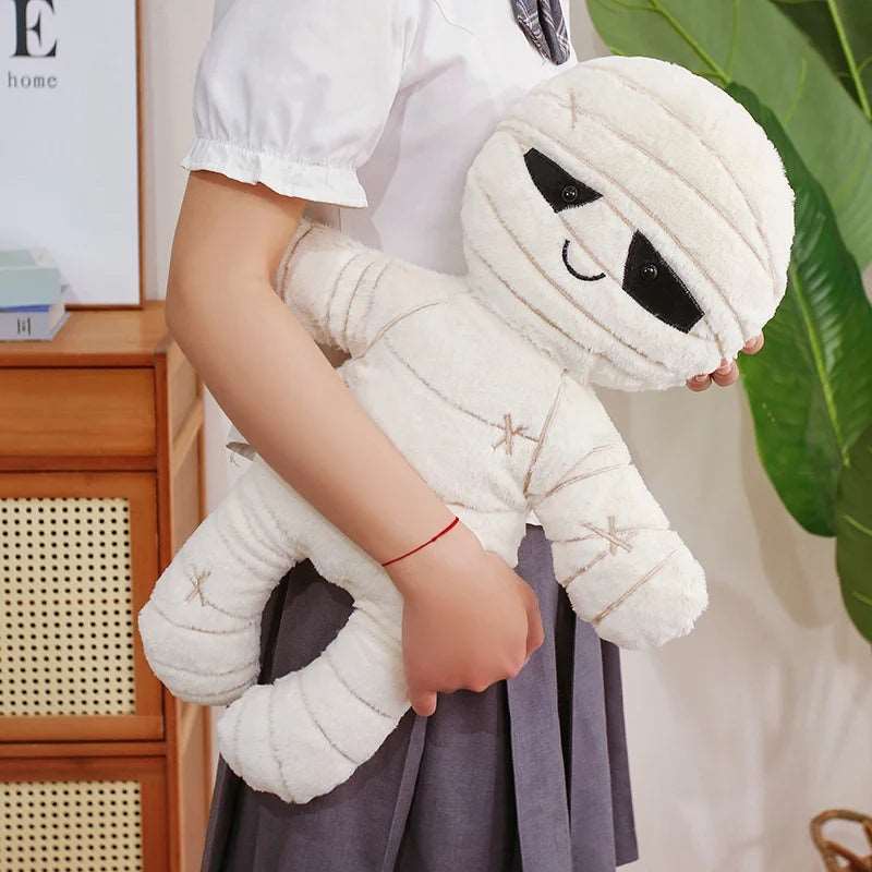 Ghoul & Mummy Wrap Plushie Duo