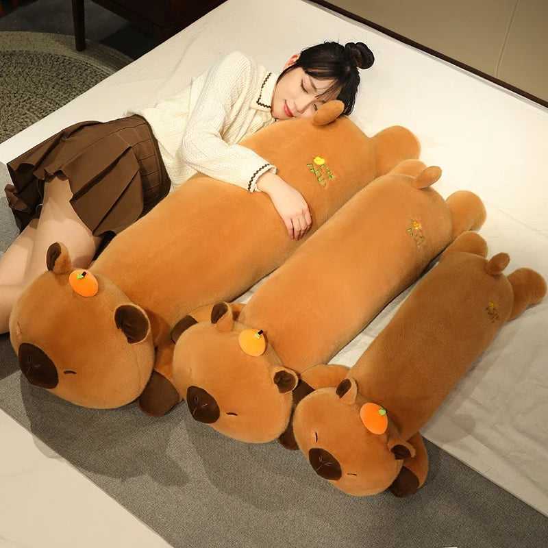 Looong Snuggle Capybara Plushie