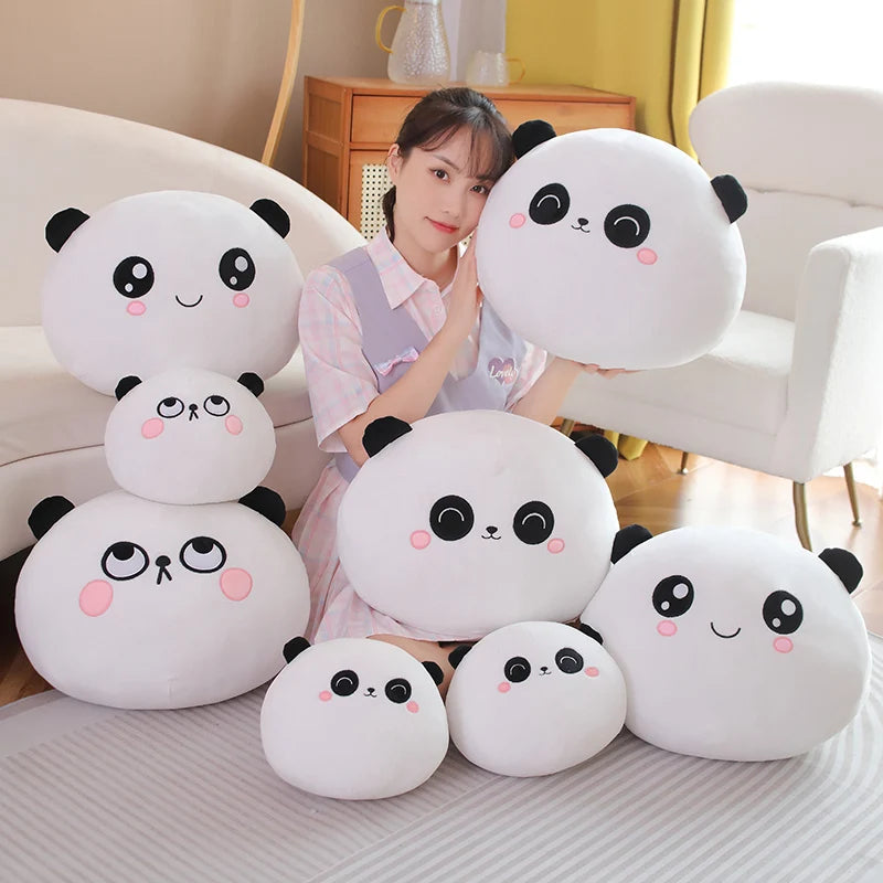 Kawaii Cuddly Panda Head Plushies