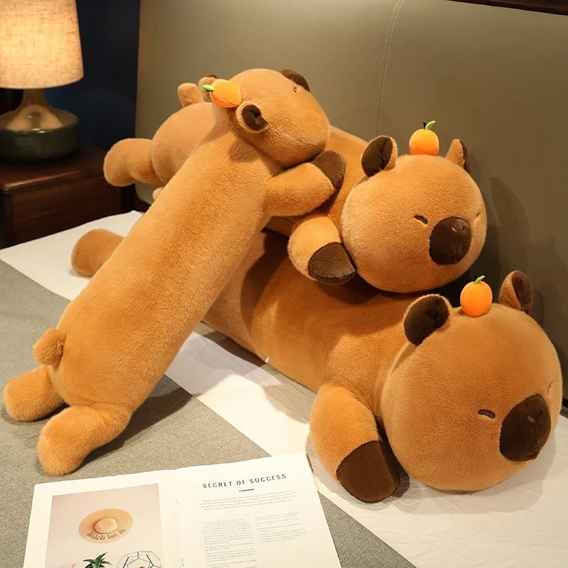 Looong Snuggle Capybara Plushie