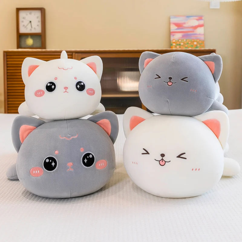 Kawaii Lying Down Cat Plushies