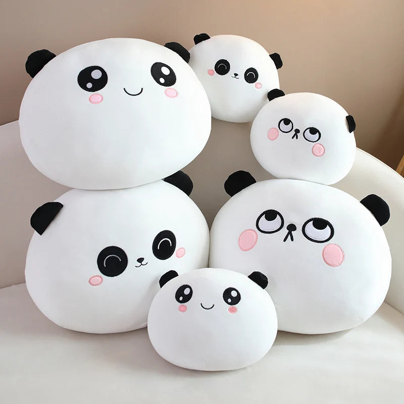 Kawaii Cuddly Panda Head Plushies