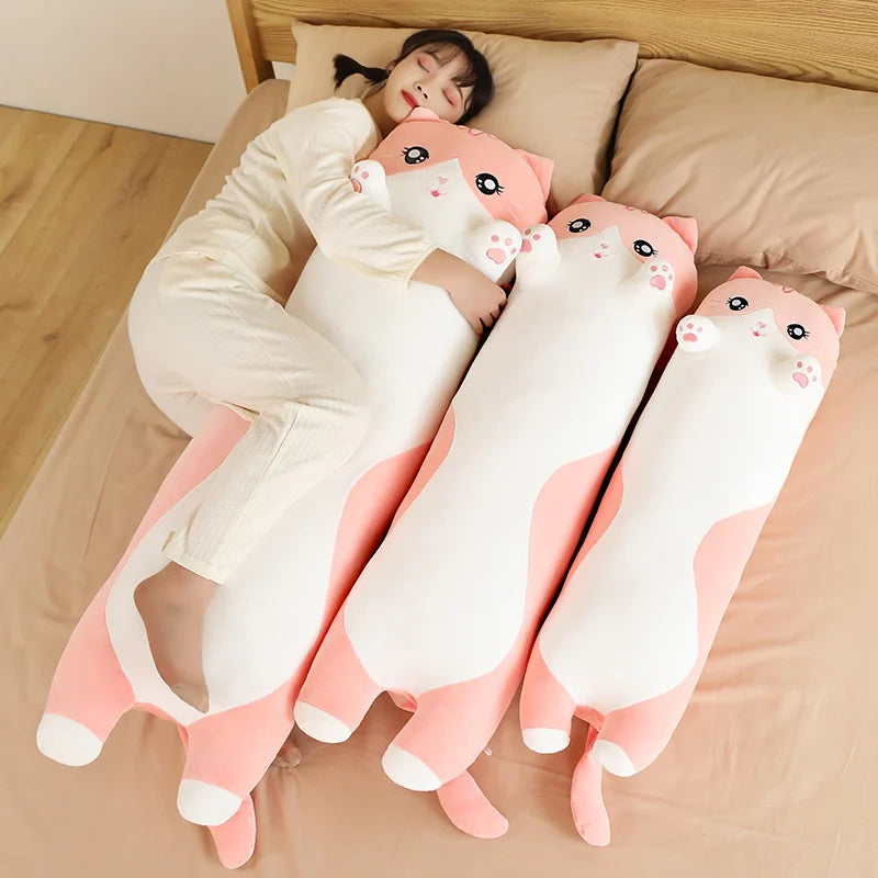 Long Snuggly Kitty Plushies